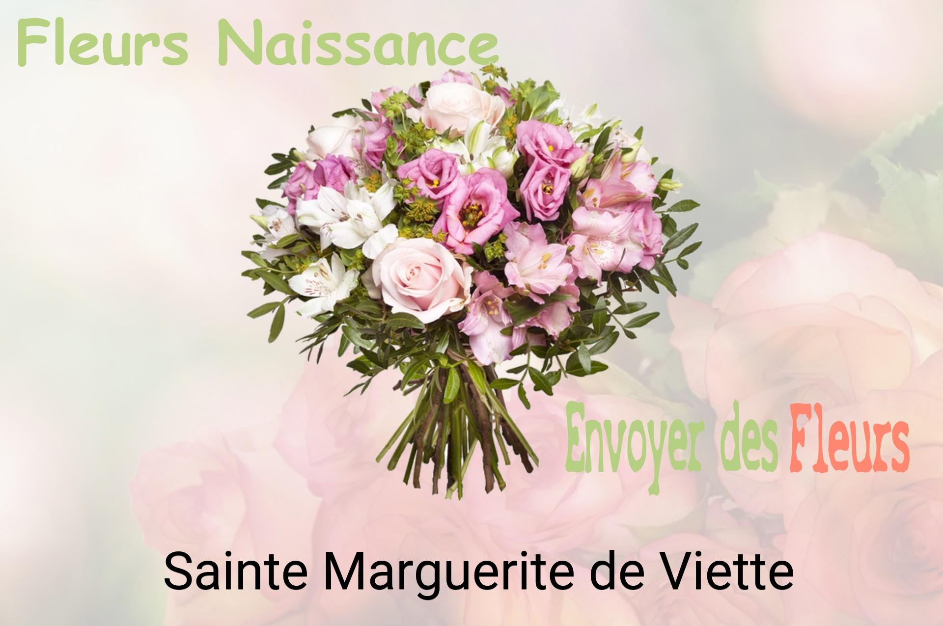 Bouquet de fleurs de naissance livré à Sainte-Marguerite-de-Viette