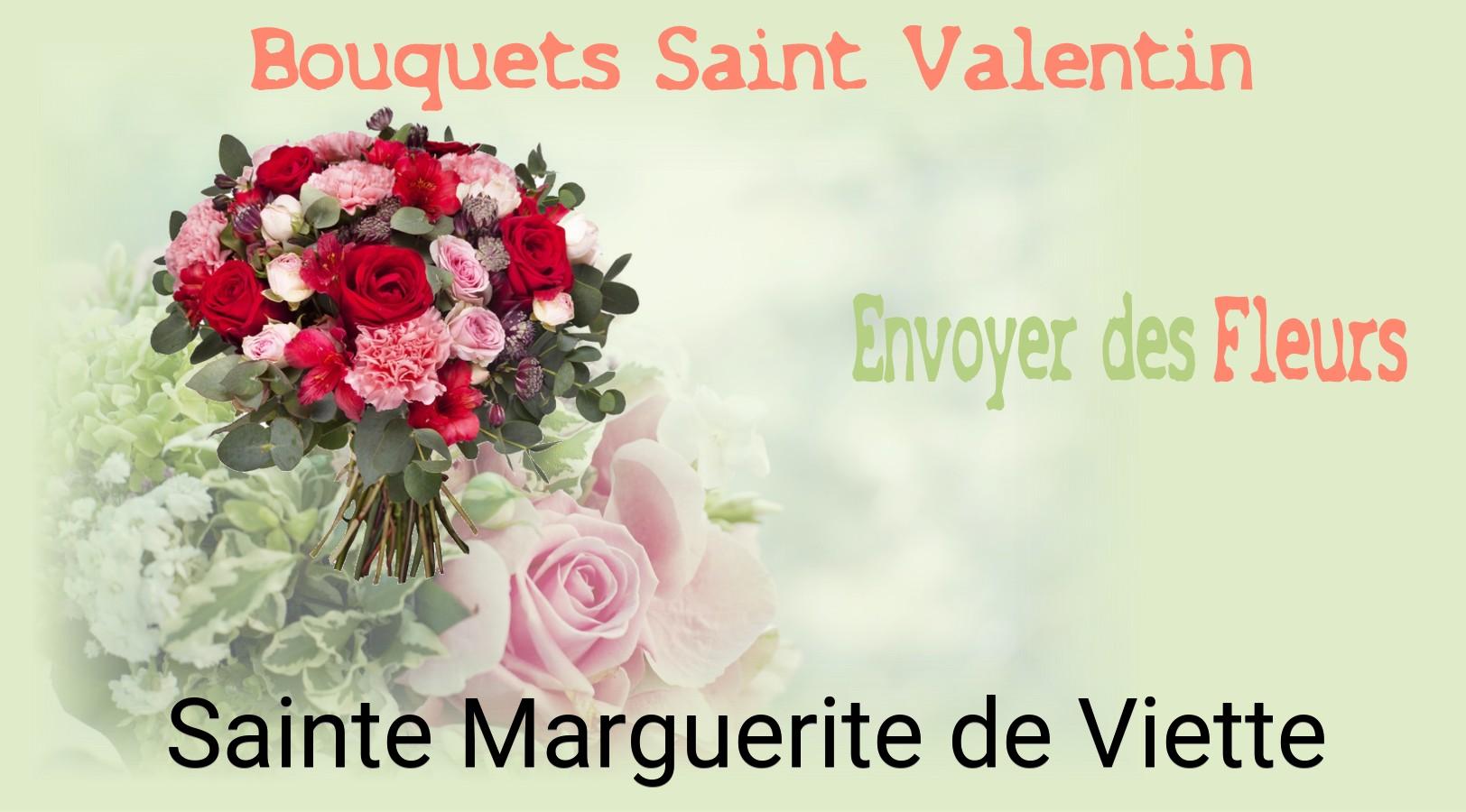 Roses de Saint-Valentin livrées à Sainte-Marguerite-de-Viette